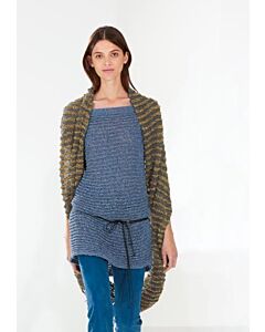 Lana Grossa Box streep sjaal breien van Alcanto & Silkhair 