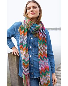 Lana Grossa sjaal breien van Colorissimo & Soffio (Doeken& Co 8, m13) | C.R. Couture