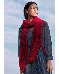 Lana Grossa sjaal breien van Ecopuno Chunky (Acc22, m23)