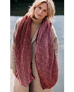 Lana Grossa sjaal breien van Ecopuno en Ecopuno Dégradé (Doeken & Co 7 m17)