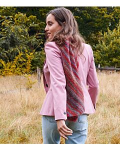 Lana Grossa sjaal breien van Twin 25 gram M22