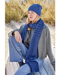 Lana Grossa sjaal en muts breien van Cool Wool Big Vintage (ME4,M14&15)