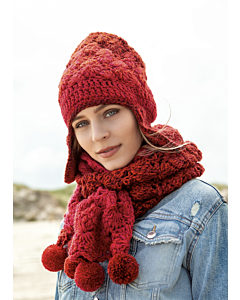 Lana Grossa sjaal en muts haken van Gomitolo Versione