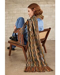 Lana grossa sjaal haken van Colorissimo, Ecopuno en Brillino (DC9,M28)