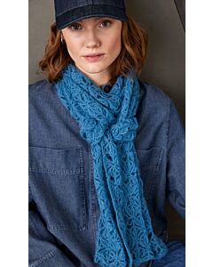 Lana Grossa sjaal haken van Silkhair (DC9,M27)