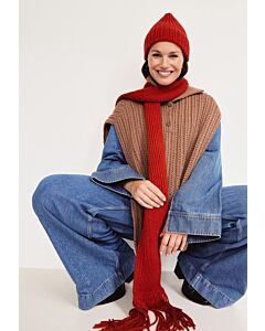 Lana Grossa sjaal met franjes van Alta Moda Cashmere 16 (C27,M33)