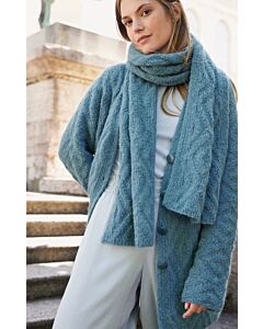 Lana Grossa sjaal met ruitpatroon breien van Nebbia (F70,m17)