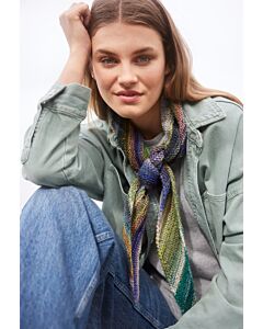 Lana Grossa sjaaltje breien van Colorissimo (Doeken&Co 8, m2b) | C.R. Couture