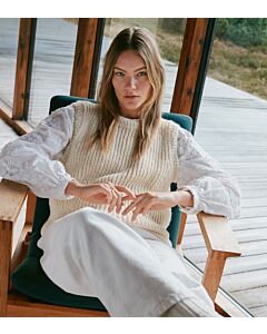 Lana Grossa spencer breien van Cara (Nordic Knots, m1)