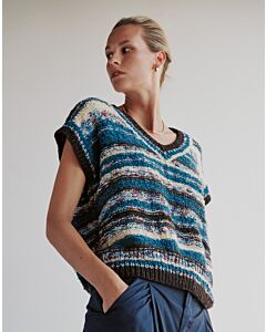 Lana Grossa spencer breien van Colortwist, Cocco en Duetto Puno F64,m16