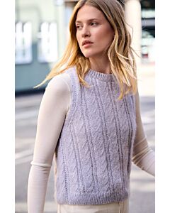 Lana Grossa spencer breien van Ecopuno en Silkhair nk3,m24