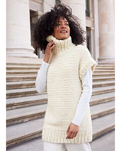 Lana Grossa spencer met col breien van Confetti (F70,M6)
