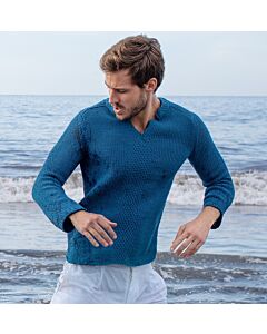 Lana Grossa stoere heren trui van Organico breien uit Classici 18