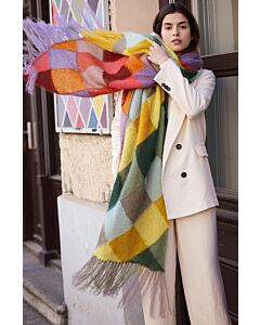 Lana Grossa stola breien van Silkhair (Doeken & Co 6, m16b)