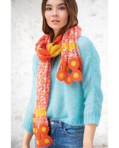 Lana Grossa stola haken van Silkhair en Silkhair Dyed