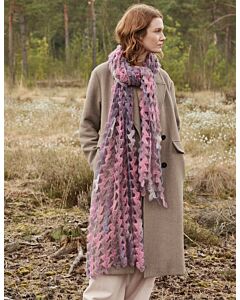 Lana Grossa stola haken van Silkhair Print (DC9,M10)