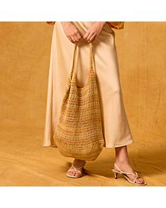 Lana Grossa tas in netpatroon haken van Gomitolo Mambo (G17,M2)