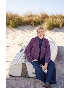 Lana Grossa top-down vest breien van Vintage Superchunky (ME4,M9)