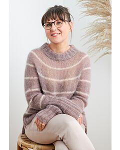Lana Grossa top down trui breien van Silkhair (Rosa P Mapala, m3)