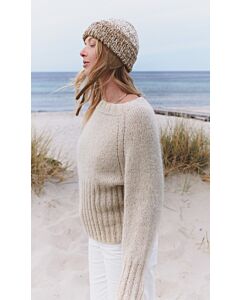 Lana Grossa top down trui met raglanmouwen breien van Setasuri NK2,m14