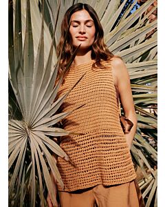 Lana Grossa top haken van Organico (Haken 5, m9)