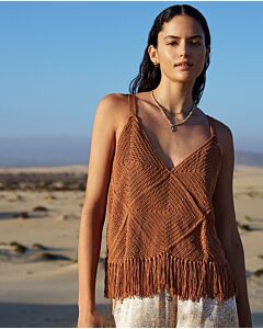 Lana Grossa top haken van Solo Lino (Haken 6, m19) | C.R. Couture