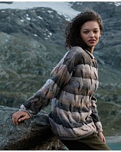 Lana Grossa trui breien met kabels van Gomitolo Fumo (G16, m34) | C.R. Couture