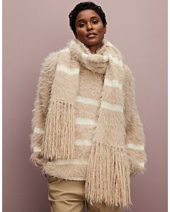 Lana Grossa sjaal breien van Basta en Cool Merino Big (Filati 68, m4) | C.R. Couture