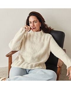 Lana Grossa trui breien van Brigitte no.2 & Setasuri (Classici 25, m25) | C.R. Couture