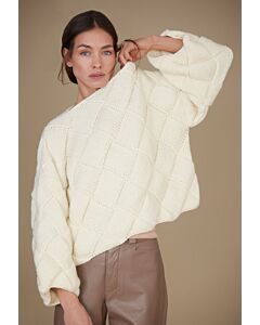 Lana Grossa trui breien van Cool Merino Big (Lookb 15, m2)