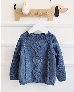 Lana Grossa trui breien van Cool Wool Big Vintage (Infanti 21, m25)