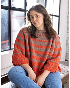 Lana Grossa trui breien van Eopuno en Setasuri (Beloved knits, m2 oranje)