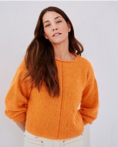 Lana Grossa trui breien van Ecopuno en Silkhair uit Lookbook 16 m.7