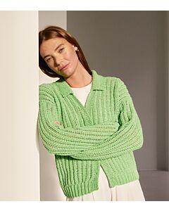 Lana Grossas vest breien van Landlust Sommerseide (Classici 26, m11) | C.R. Couture