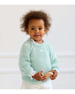 Lana Grossa trui breien van Per Fortuna en Ecopuno (Infanti 21, m30)