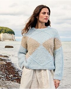 Lana Grossa trui breien van Royal Alpaca en Brigitte no. 2( Filati 68, m54) | C.R. Couture