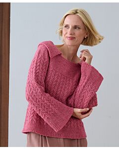 Lana Grossa trui breien van Soft Tweed 180 CL29,m5