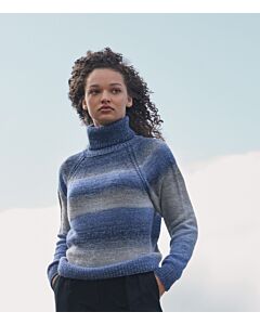 Lana Grossa trui met kol breien van Gomitolo Gala (G16, m35) | C.R. Couture