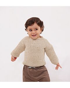 Lana Grossa truitje breien van Naturel Alpaca Pelo (infanti 19, m39)