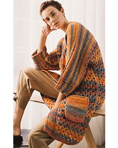 Lana Grossa vest breien van About Berlin Bulky print uit About Berlin Special nr3