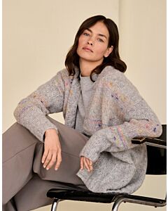 Lana Grossa vest breien van Alpaca Air II en Cassata (LB 19, m29) | C.R. Couture