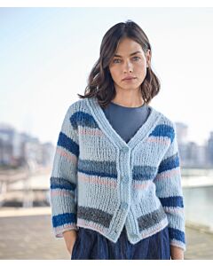 Lana Grossa vest breien van Alpaca Air II en Gigante (LB 19, m7) | C.R. Couture