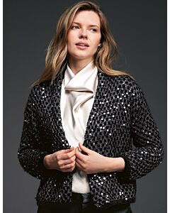 Lana Grossa vest breien van Brigitte 2 en Cosmo uit Nera 3,m13