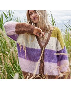 Lana Grossa vest breien van Brigitte No.3 uit Filati 64,m48