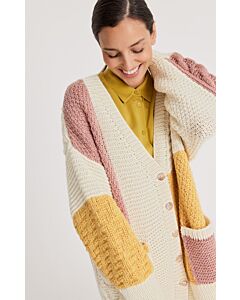 Lana Grossa vest breien van Cool Merino Big (Filati 66, m21)