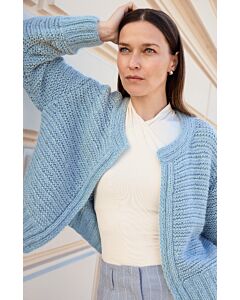 Lana Grossa vest breien van Cool Wool, Silkhair en Alta Moda Cashmere 16 (C27,M28)