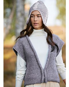 Lana Grossa vest breien van Ecopuno Chunky (Acc22, m20)