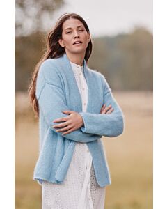 Lana Grossa vest breien van Ecopuno en Silkhair uit Lookbook nr.16 m14