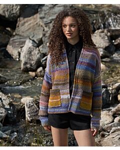 Lana Grossa vest breien van Gomitolo Intenso (G16, m20) | C.R. Couture