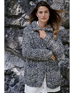 Lana Grossa vest breien van Lala Berlin Flamy (Filati 66, m17) | C.R. Couture